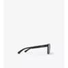 Textured Check Square Sunglasses