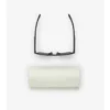 Textured Check Square Sunglasses