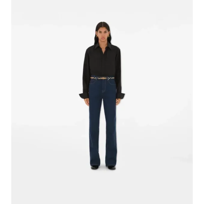 Thin Check B Buckle Belt