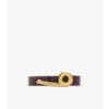Thin Leather Bridle Belt