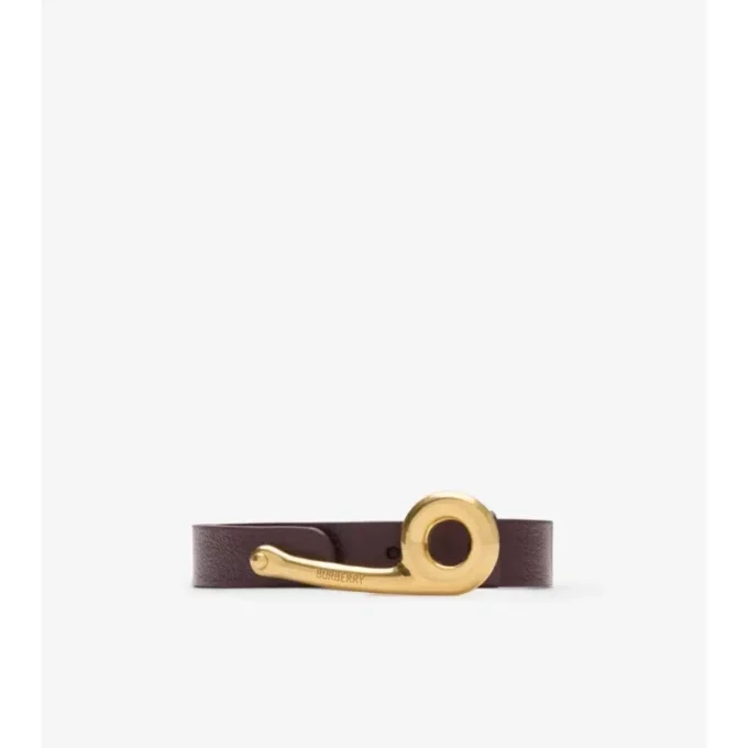 Thin Leather Bridle Belt