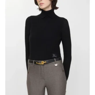 Thin Leather Bridle Belt