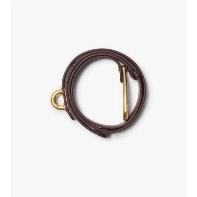 Thin Leather Bridle Belt