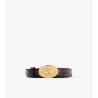 Thin Reversible Check Knight Stamp Belt 