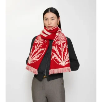 Thistle Shield Wool Scarf