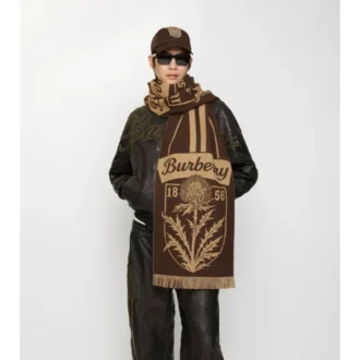 Thistle Shield Wool Scarf