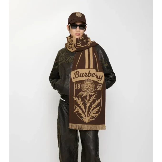Thistle Shield Wool Scarf