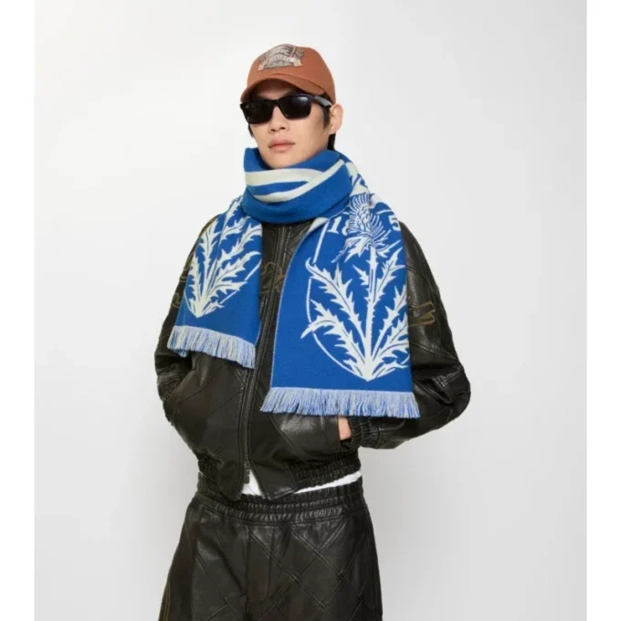 Thistle Shield Wool Scarf