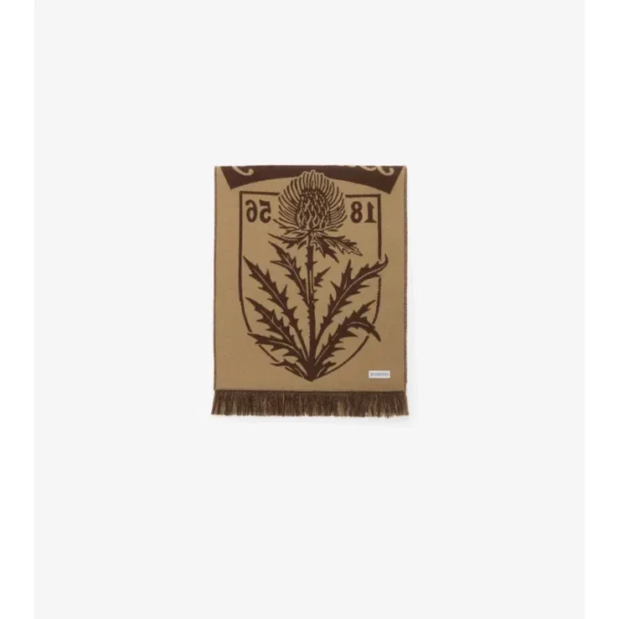 Thistle Shield Wool Scarf