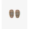Thomas Bear Check Cotton Booties