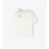 Tie-Sleeve Cotton T-Shirt