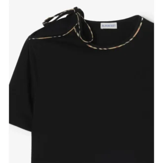 Tie-Sleeve Cotton T-Shirt
