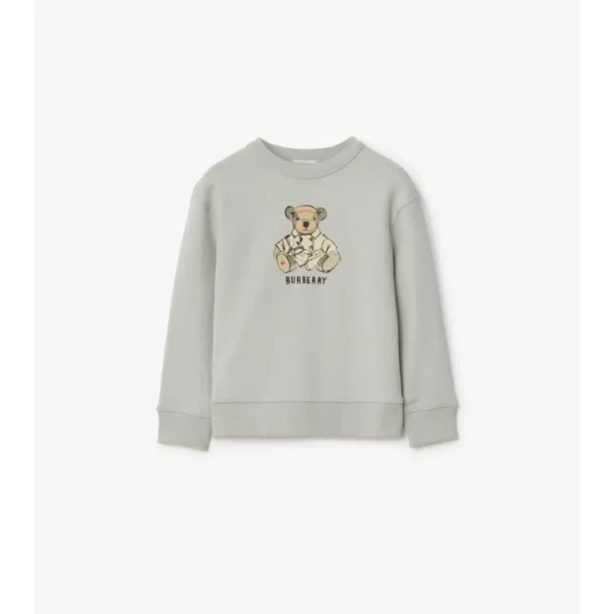 Trench Bear Cotton Sweatshirt