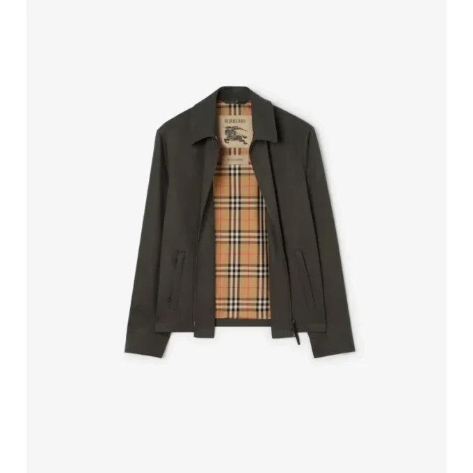 Tropical Gabardine Bloomsbury Harrington Jacket