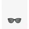 Tubular Check Round Sunglasses 