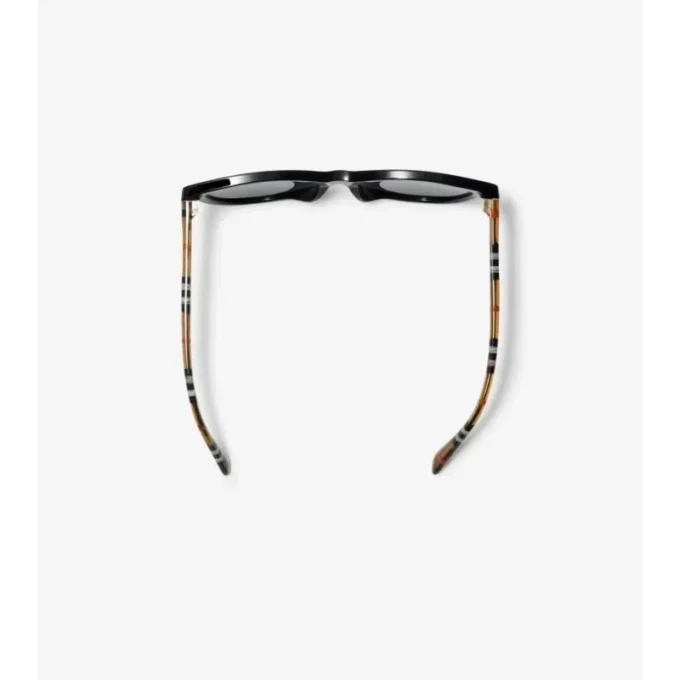 Tubular Check Round Sunglasses 