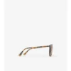 Tubular Check Round Sunglasses