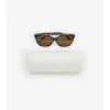 Tubular Check Round Sunglasses
