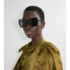 Tubular Check Square Polarised Sunglasses