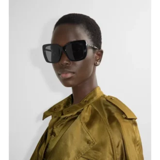 Tubular Check Square Polarised Sunglasses