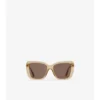 Tubular Check Square Sunglasses 