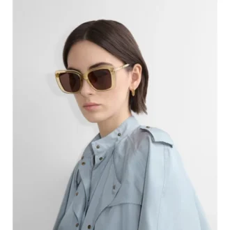 Tubular Check Square Sunglasses 