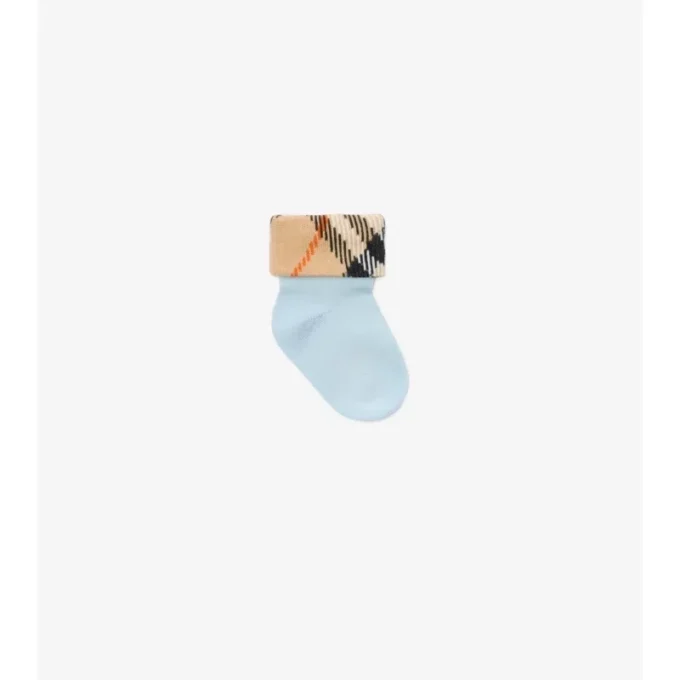 Two-Piece Cotton Blend Socks Set