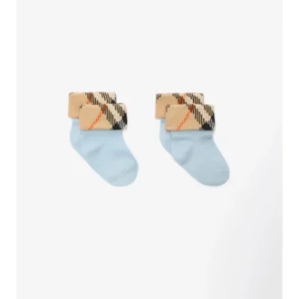 Two-Piece Cotton Blend Socks Set