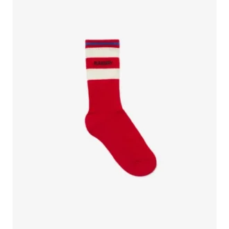 Two-Piece Logo Stripe Cotton Blend Socks Set