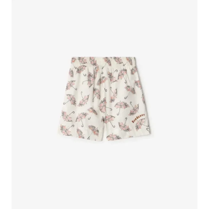 Umbrella Cotton Shorts