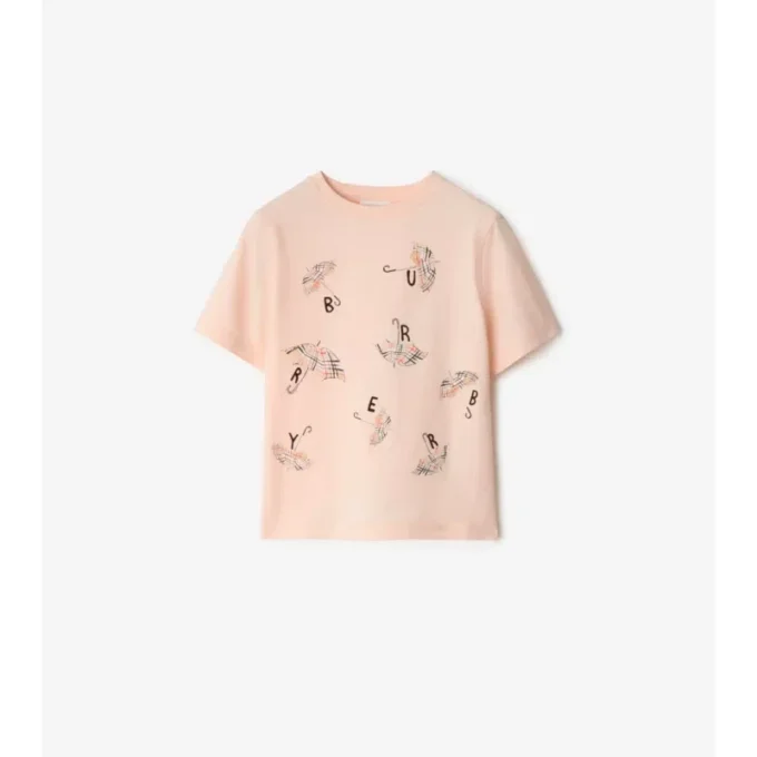Umbrella Logo Cotton T-Shirt