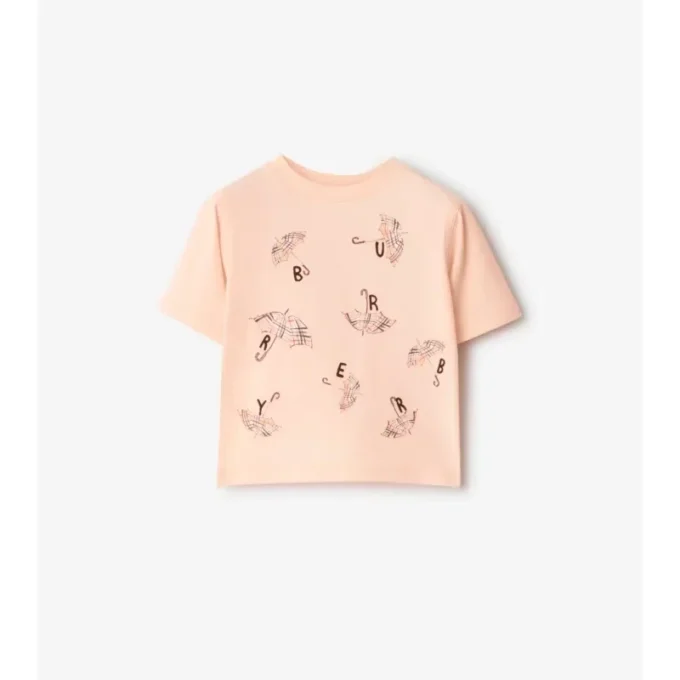 Umbrella Logo Cotton T-Shirt
