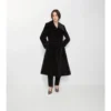 Vine Silk Blend Velvet Tailored Coat