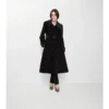 Vine Silk Blend Velvet Tailored Coat