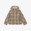 Vintage Check Cotton Hooded Jacket