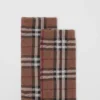 Vintage Check Intarsia Cotton Cashmere Blend Socks