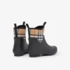 Vintage Check Neoprene and Rubber Rain Boots