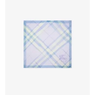 Watercolour Check Silk Scarf