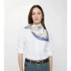 Watercolour Check Silk Scarf