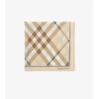 Watercolour Check Silk Scarf