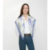 Watercolour Check Silk Scarf