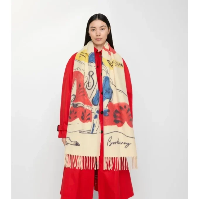 Watercolour Ekd Cashmere Scarf