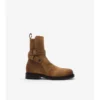 Waxed Suede Ledger Boots 