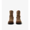 Waxed Suede Ledger Boots 