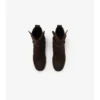 Waxed Suede Ledger Boots 
