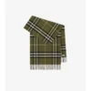 Wide Check Cashmere Scarf