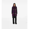 Wide Check Cashmere Scarf