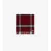 Wide Check Cashmere Scarf