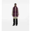 Wide Check Cashmere Scarf
