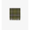 Wide Check Cashmere Scarf
